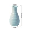 Unbreakable Vase for Flowers, Ceramic Look Plastic Vase for Home