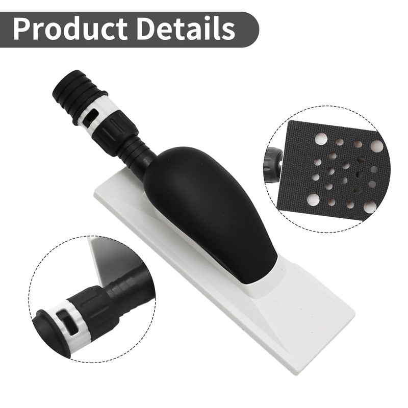 Hand Sanding Block, Sanding Disc Holes, Dust Extraction Sanding Sponge