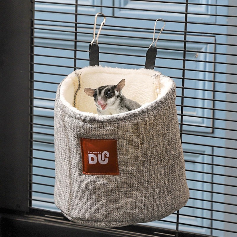 FiboPawer Sugar Glider Sleeping Bag, Cage Hanging Bag, Warm Cage