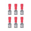 Insulated Spade Wire Connector FDD1.25‑250 Female Sturdy Durable Stable Convenient