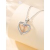 INFUSEU Letter J Necklace for Women Sterling Silver Initial Jewelry