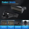 LUDARM 2Pcs 6000K White LED License Plate Light Compatible with