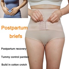 woooyea Calzones Postparto Para Mujer Csection Abdomen Compression Panties Plus Size Underwear