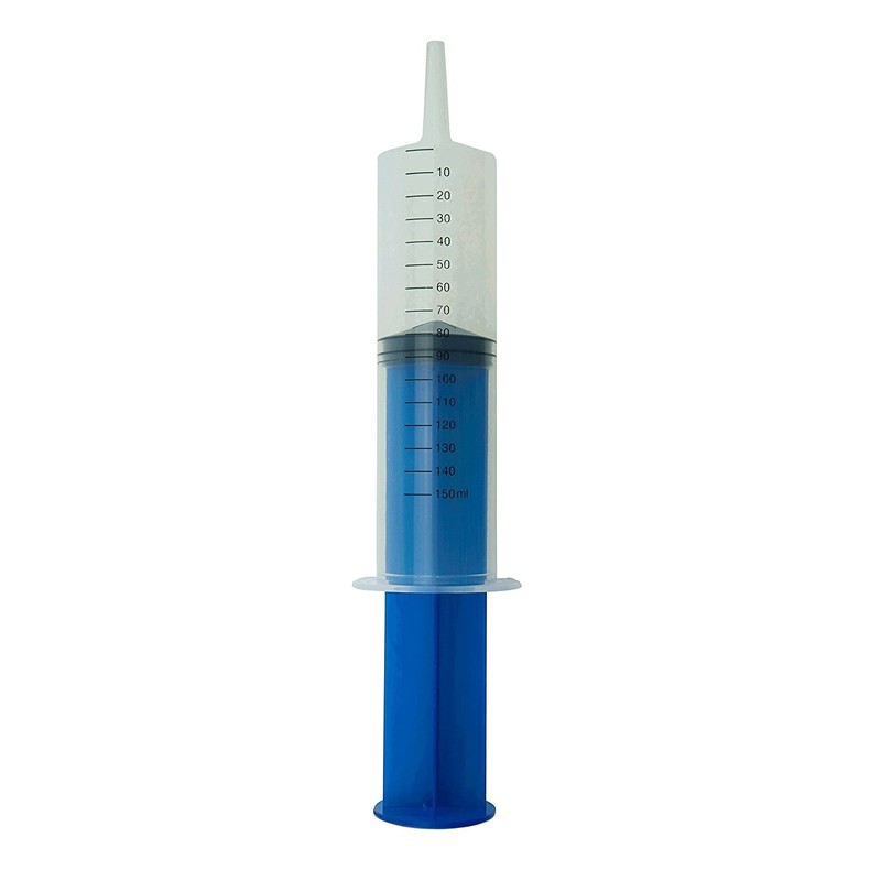 YouHuGu 150ML Large Big Plastic Hydroponics Nutrient Measuring Syringe
