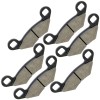 Caltric Front Rear Brake Pads for Polaris Predator 500 2003