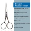 Mehaz Eyebrow & Moustache Scissors Nickel