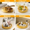 Lazy Susan Organizer Homerays 13 Inch Non-Skid Bamboo Lazy Susan