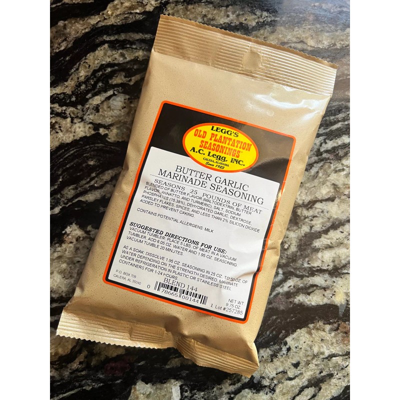 AC Leggs Blend 144 Butter Garlic Marinade Seasoning - 9.75