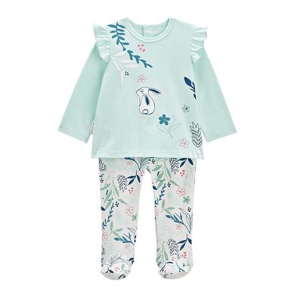 Petit Béguin - Dahlia Baby Girls' Pyjamas 2 pieces, Blue