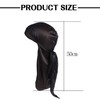 1 Pcs Silky Durag – Silk Du Rags for Men,