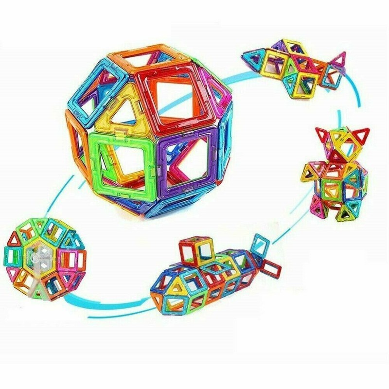 Mag-fun Gift set 30Pcs Magnetic Tiles Building Blocks Game Set