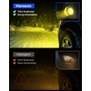 Marsauto H10 9145 LED Fog Light Bulbs Yellow, 14,000LM 700%
