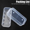 Peptide Vial Organizer Set for Refrigerator, 2 Pack 10-Slot Stackable
