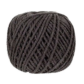 Colorful Cotton Rope – 4MM Diameter 50M Length Rope That Comes in Spools – Great for DIY Crafting – Make Handmade Macramé – Soft to The Touch and Super Versatile (Gray)