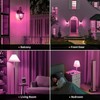 JAHEKS LED Pink Light Bulbs for Outdoor Indoor, 9W(60W Equivalent)