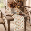 Baccessor Fall Pumpkin Bow Maple Leaf Table Runner Farmhouse 13x36
