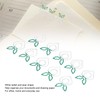 100 Pcs Shaped Paper Clips 2 Color Metal Material Light