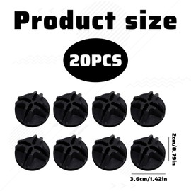 Miiqxx 20Pcs Wire Storage Cubes Connectors Wire Cube Connectors Cube Modular Storage Black Plastic Grid Cube Wire Organizer for Modular Closet Storage Organizer & DIY Wire Cube Storage Unit