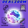 DEALZOOM Gaming Chair Mat RGB Gaming Lights (Galaxy Controller 47”)