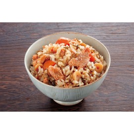 Bell Foods Hokkaido Ingredients Cooked Rice Salmon, 6.3 oz (180 g)
