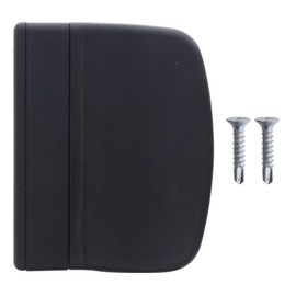 ToniTec Pala Balcony Door Handle in Black Plastic Balcony Door Handle Including Screws for Mounting