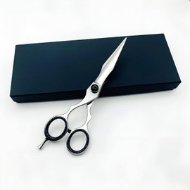 6-Inch Professional Razor Edge Barber Haircutting Scissors - J2 Japanese Stainless Steel Hairdressing Scissors | Left-Handed Hair Shears for Women, Men, Kids, Salon & Home Use