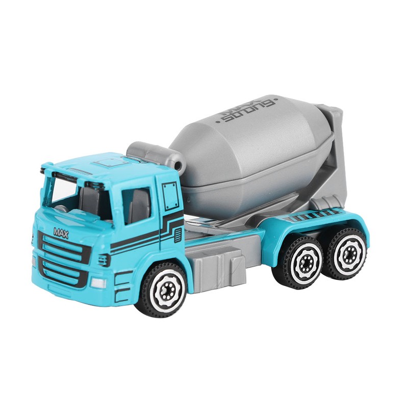 6pcs 1:64 Engineering Car Model Alloy Simulation Vehicle Car Model