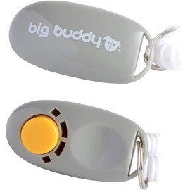 big buddy - Professional Behaviour Training Aid Clicker with Elasticated Wrist Strap - for Dogs, Puppies, Cats, Horses (Single Pack)