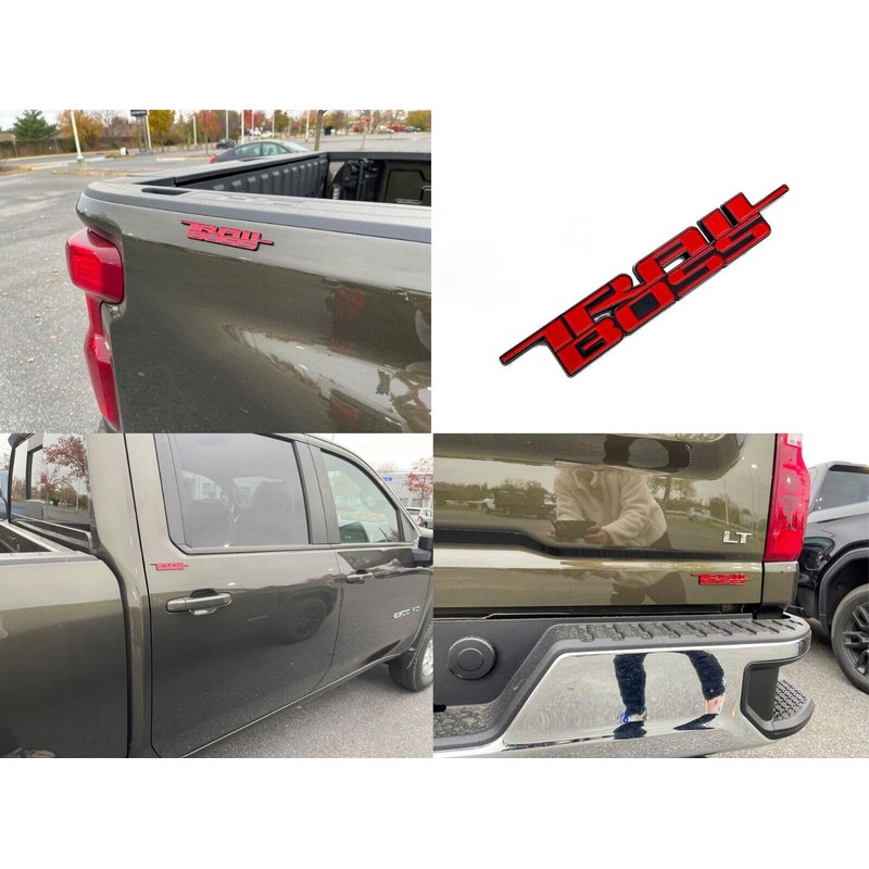 2019-2024 Trail Boss Emblem Car Badge 3D Nameplate Replacement for