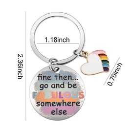 Funny Leaving Gifts for Coworker New Job Gifts for Women Men Going Away Retirement Keychain for Colleague Motivational Inspirational Gift for Coworkers Moving Away Farewell keychains