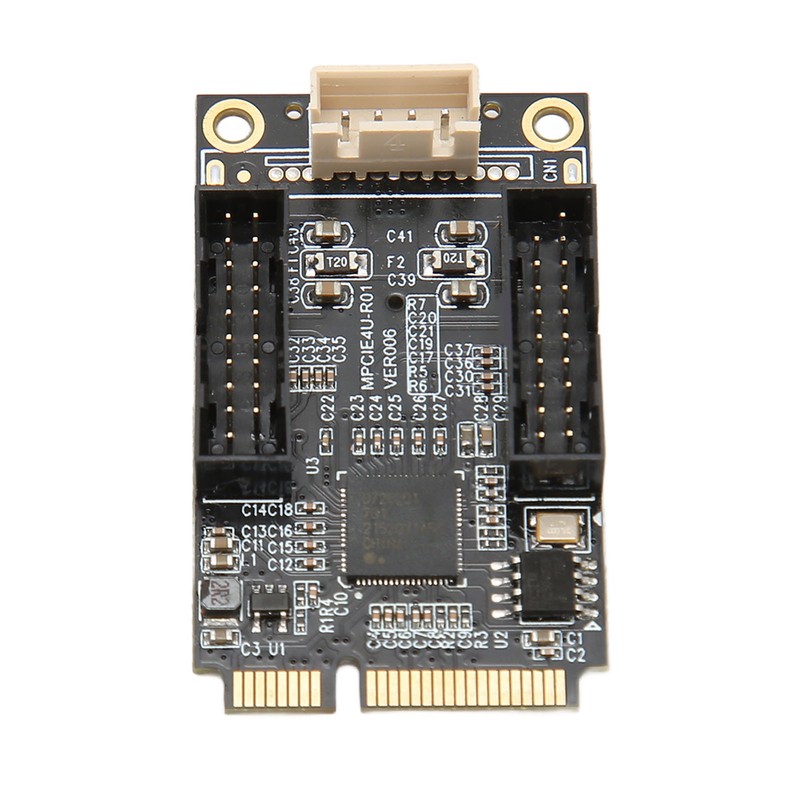 Mini PCIE to USB3.0 Front Expansion Card Dual 19PIN 5Gbps