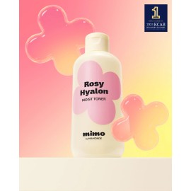 Mamonde Rosy Hyaluron Moisture Toner 200ml, Korean Rose Hydrating Skin Toner for Plump Dewy Skin, All Skin Types