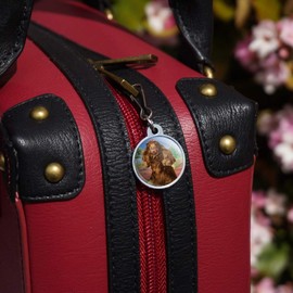 Wizard of Oz Lion Character Jacket Handbag Purse Luggage Backpack Zipper Pull Charm