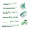MERRYHAPY Ergonomic Design Hair Styling Combs Barber Hair Combs Set