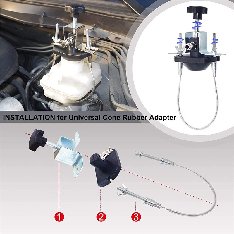 LABLT Portable Air Pressure Bleeder Tool Set Brake and Clutch