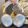 SCJLSDA Airpods Max Case, Cute Star Pink Butterfly Soft Shell