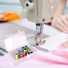 TogtherKings Sewing Thread Box, 2 Pieces Sewing Thread Storage, Embroidery