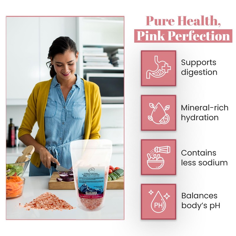 TKS Premium Himalayan Pink Salt - Coarse Grain for Grinder