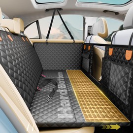 Dog Car Seat Cover for Back Seat,Hard Bottom Hammock Hold 400lbs For Cars