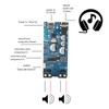 2 Channels Bluetooth 5.0 Stereo Power Amplifier Board Bluetooth Vocal