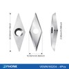 FHONK 34Pcs Tungsten Carbide Cutters Inserts Set, Lathe Tools for