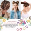 780pcs Mini Ligas Para Cabello Elásticas Dama Accesorios Etc