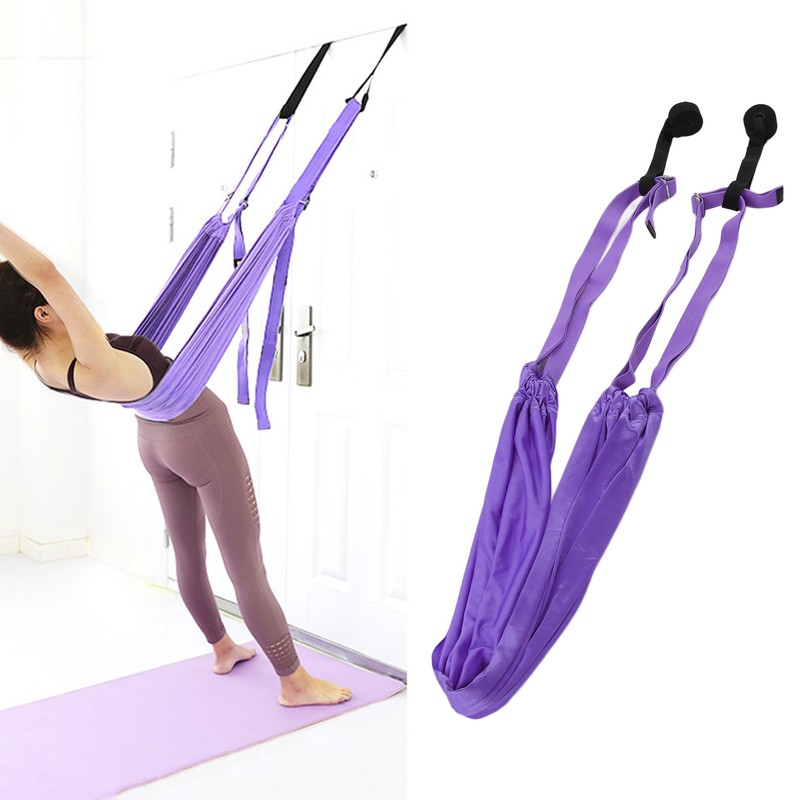 Yoga Hammock Handstand Split Leg Stretchable Training Portable Elastic Aerial
