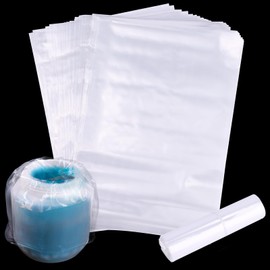 50 Pcs Paint Sprayer Bags, 7.9'' x 11.8'' Sprayer Paint Cup Liners, Transparent Spray Gun Canister Liners for Paint Sprayer Parts