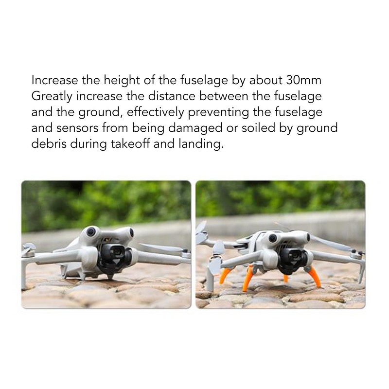 Drone Landing Gear Folding Spider Shape 30mm Silicone Straps Anti
