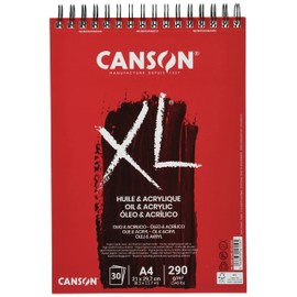 Maruman 110-401 Canson XL Oil, Acrylic, A4, 30 Sheets