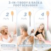 Cepillos Corporales de Silicona para Baño (Negro-set 4)