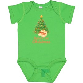 inktastic Baby's 1st Christmas Celebration Baby Bodysuit 24 Months Apple Green 46d27