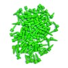 TH Golf x100 Pcs Bamboo Green Castle Golf Tees 26mm