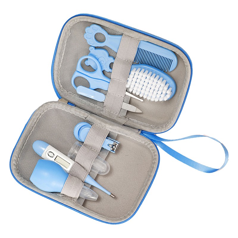 8 Pcs Baby Healthcare Grooming Kit Small Portable Baby Nursery